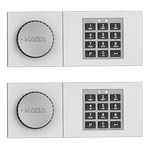 2x Elektronisches Zahlenschloss mit Notschlüssel Combi B30